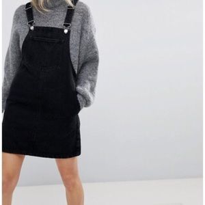 Forever 21 Black Overall Dress